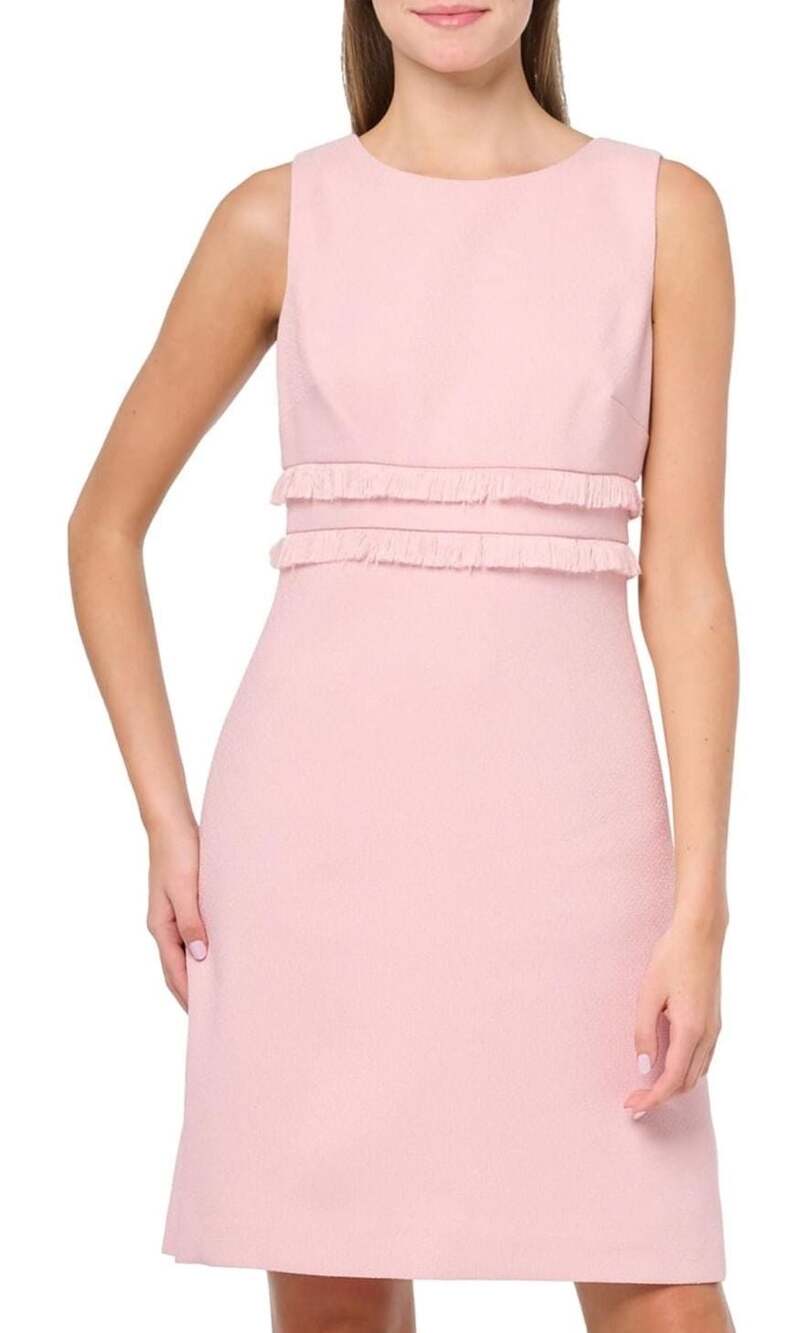 💗 Eliza J 💗 Womens Sleeveless High Neck Shift Mini Dress Lebanon Size 6